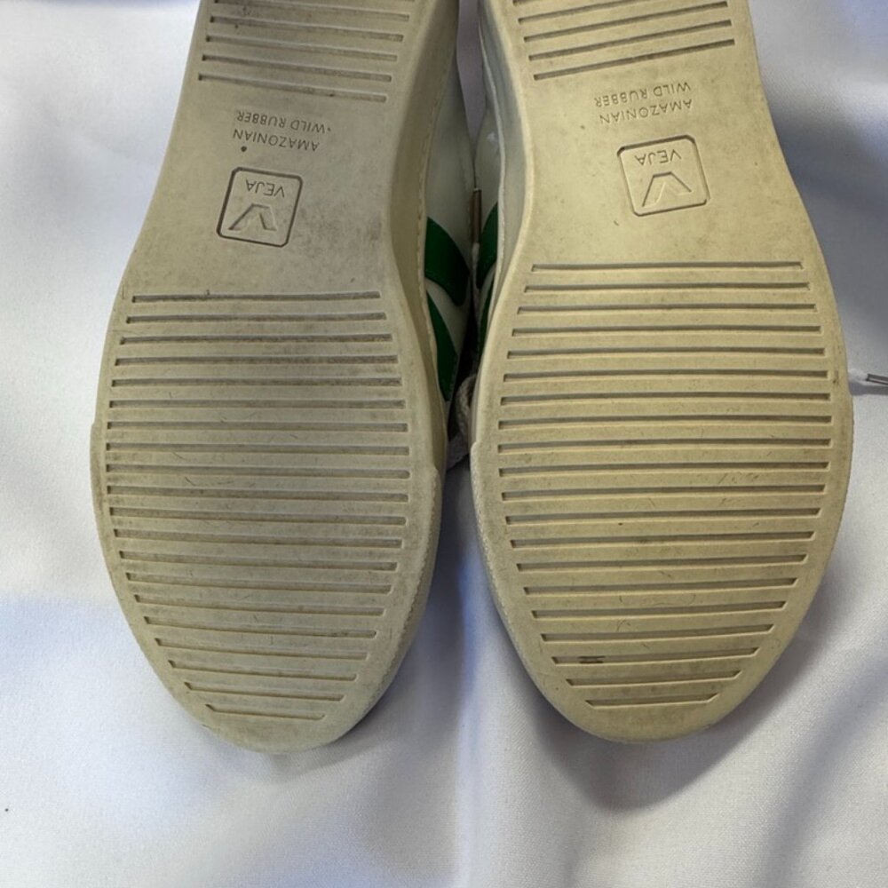 Veja White & Green Kids/Womens Tennis Shoes 5M/7M - Picture 12 of 12